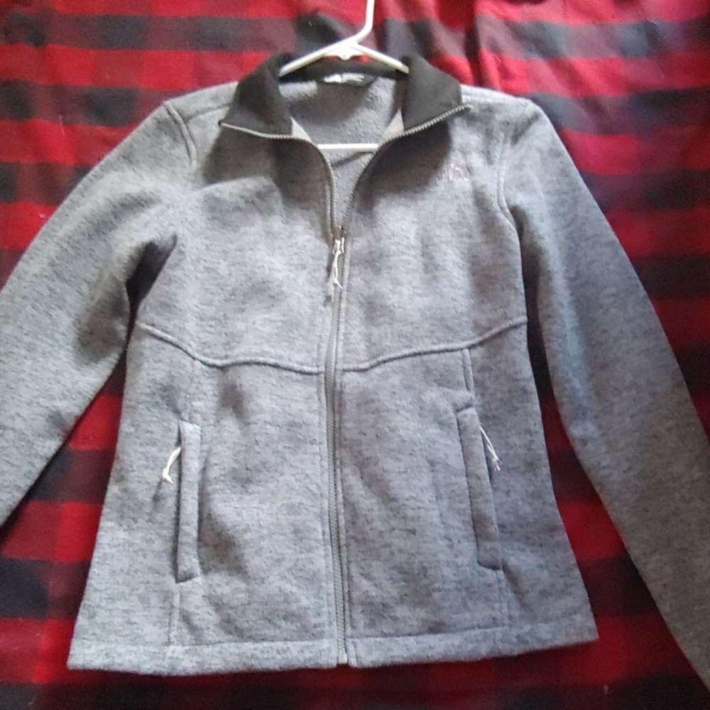 Grey North face fleece